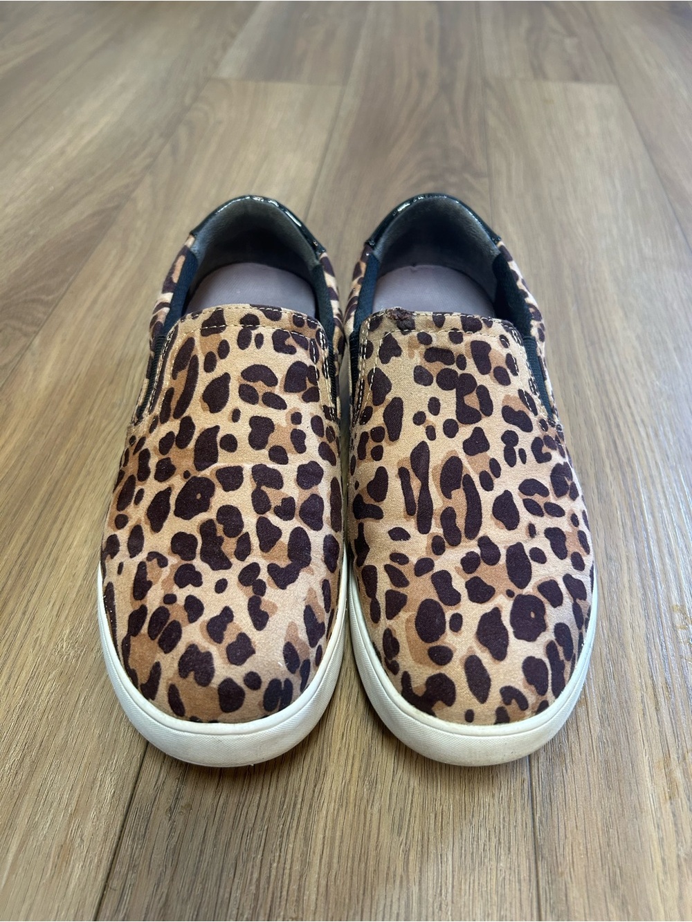 Dr. Scholl's Leopard Print Slip-On Sneakers - Brown
